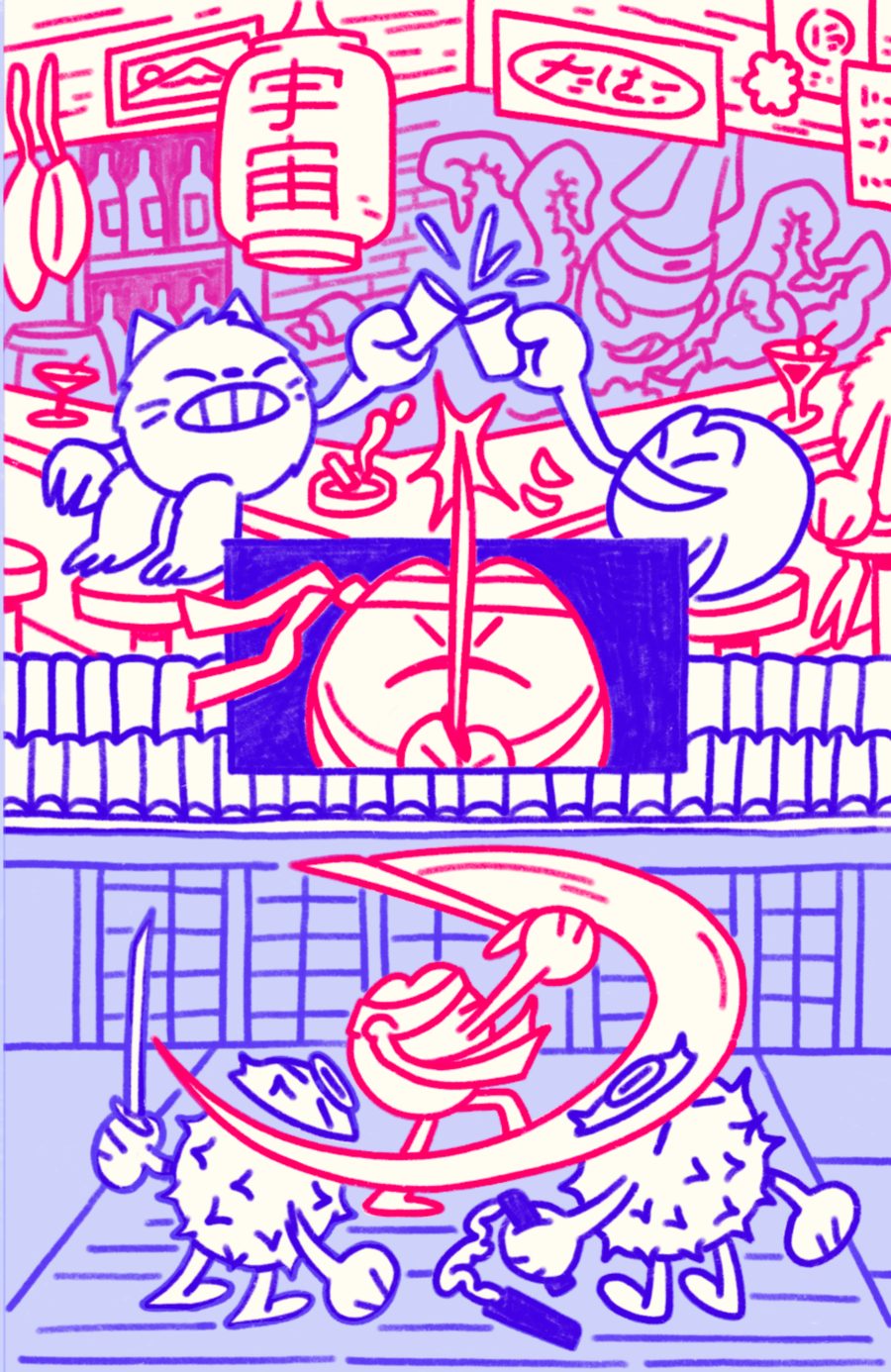 The noodle bar showdown